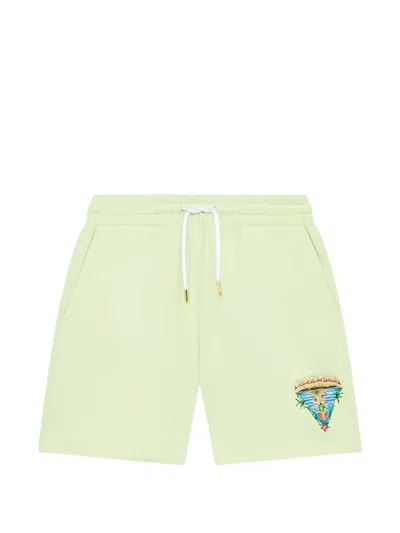 Casablanca Innocence Triangle Sweatshorts In Multi
