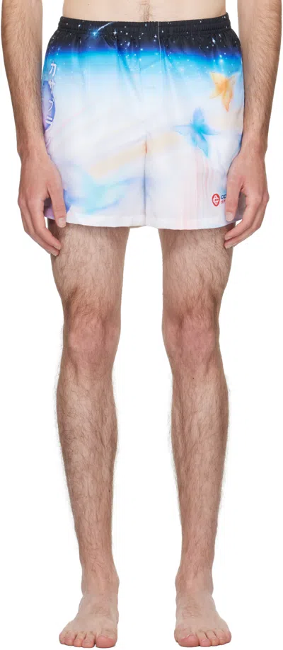CASABLANCA GRAPHIC-PRINT SWIM SHORTS