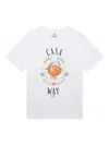Casablanca Print T-shirt In White