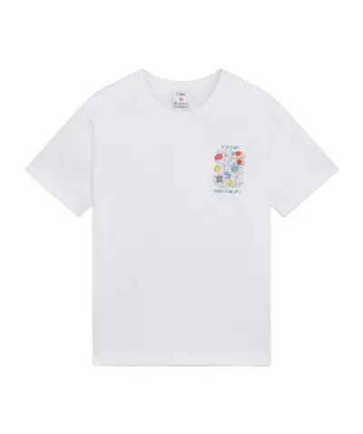 Casablanca Graphic Print T-shirt In White