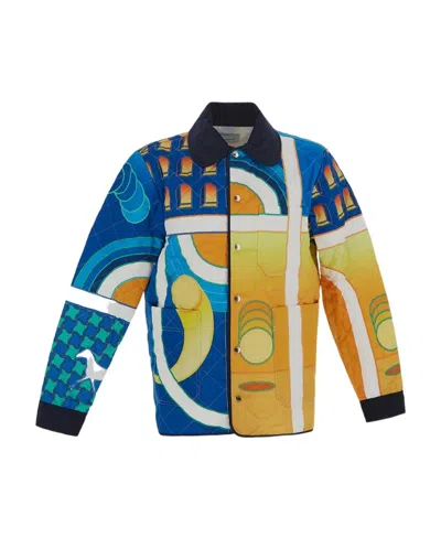 Casablanca Graphic Printed Long-sleeved Jacket In Multi