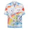 Casablanca Graphic Short-sleeve Shirt In Multi