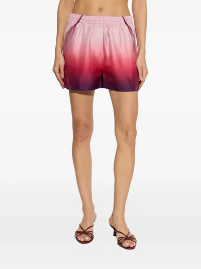 Casablanca Graphic-print Shorts In Pink