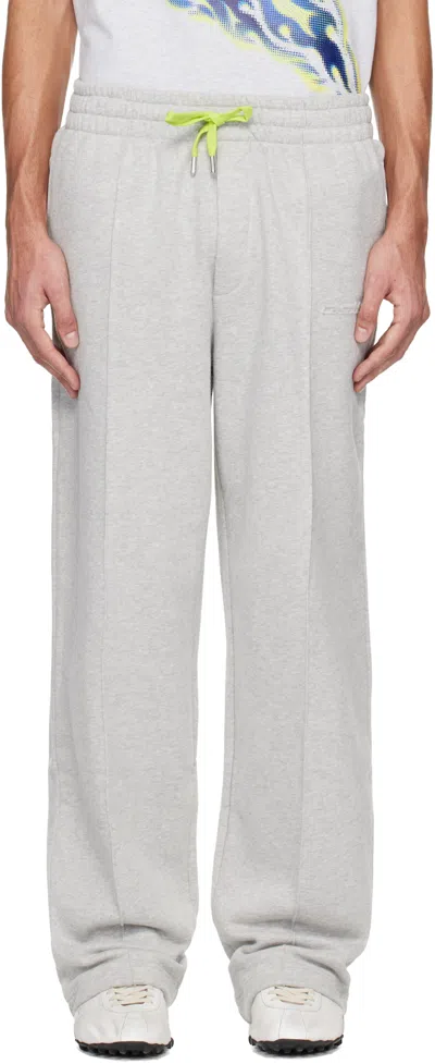 Casablanca Drawstring Fleece Sweatpants In White