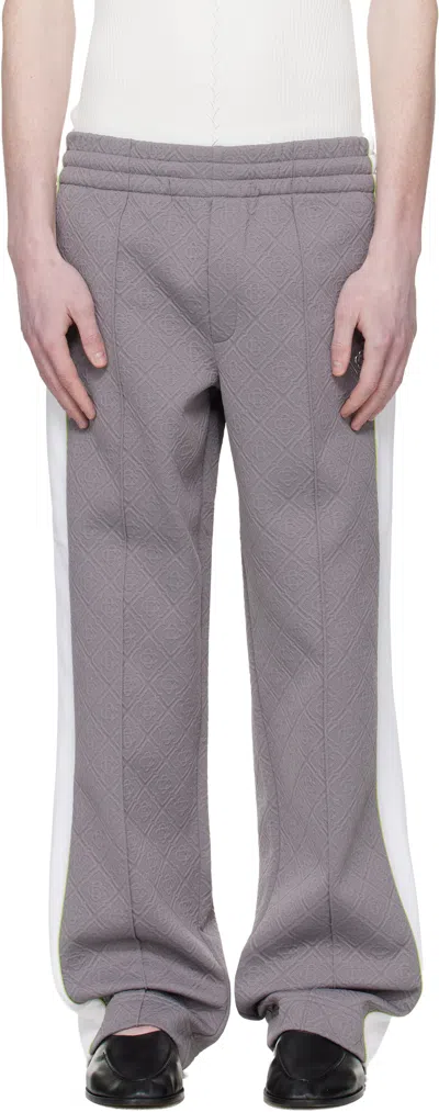 Casablanca Tennis Jacquard Track Pants In Multi