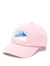 Casablanca Greek Temple Baseball Cap In Pink
