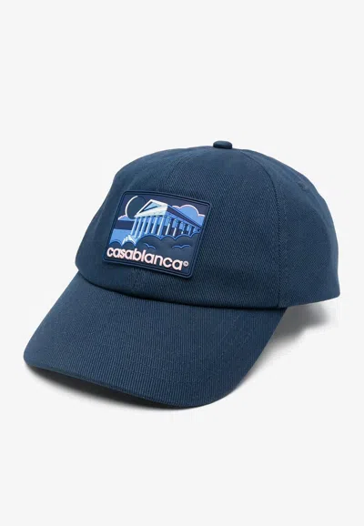 Casablanca Greek Temple Patch Baseball Cap