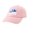 Casablanca Greek Temple Baseball Cap In Pink