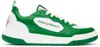 CASABLANCA GREEN & WHITE 'THE COURT' SNEAKERS