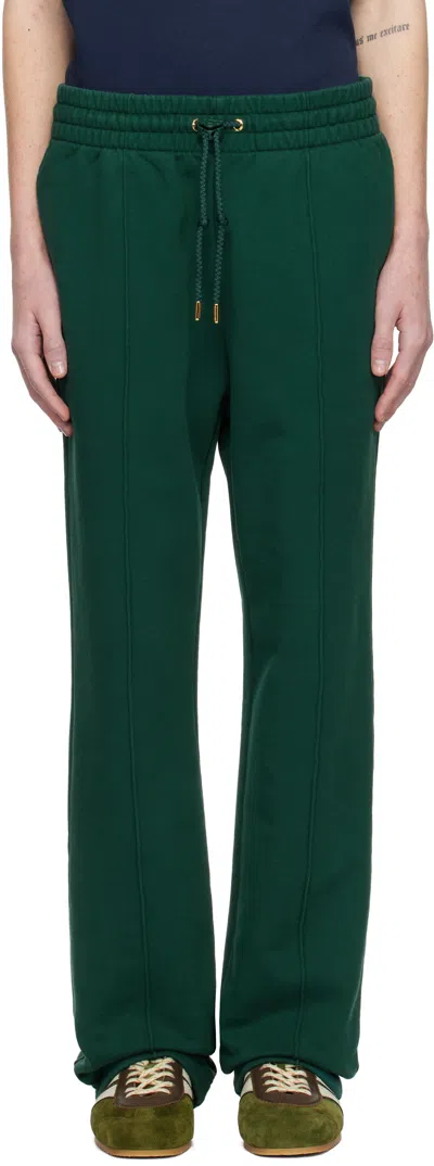 Casablanca Green Diamond Logo Patch Sweatpants