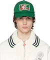 Casablanca Green Fibonacci Patch Cap In Dark Green