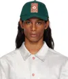 Casablanca Gothic Stacked Logo Embroidered Cap In Gothic Stacked Logo