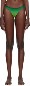 Casablanca Gradient Bikini Bottoms In Green