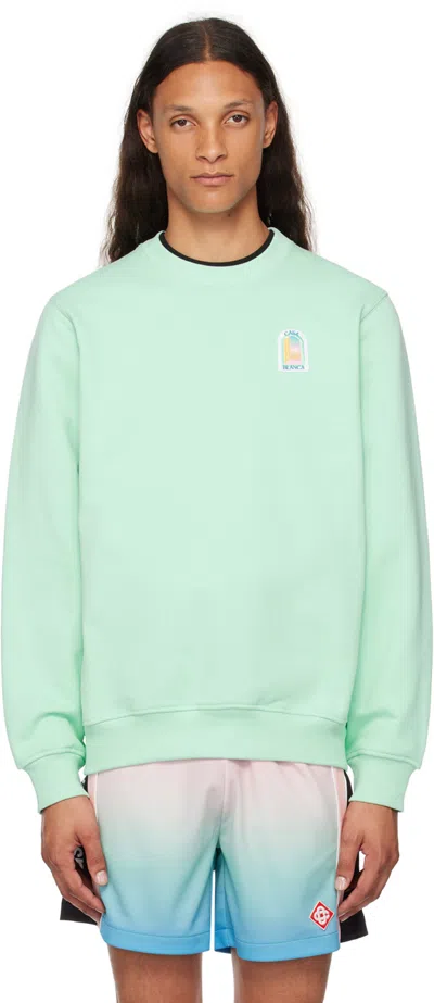 Casablanca Green L'arc Coloure Sweatshirt