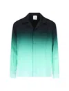 Casablanca Long Sleeve Gradient Shirt With Chest Pocket In Green