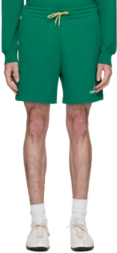 Casablanca Green Montagne Sweat Shorts