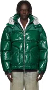 Casablanca Down-filled Relaxed Fit Puffer Jacket In Green