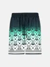Casablanca Green Silk Bermuda Shorts