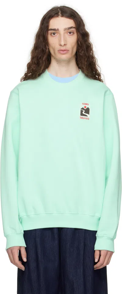 Casablanca Green Sunset Valley Sweatshirt