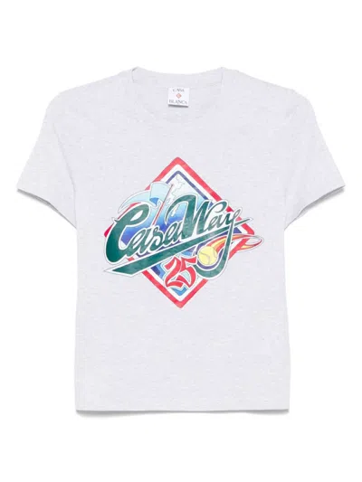 CASABLANCA GREY CASA WAY WORLD SERIES T-SHIRT