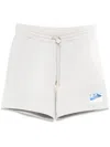 Casablanca Greek Temple Patch Track Shorts In Gray
