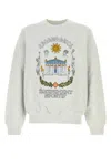 Casablanca Grey Long Sleeves Printed Sweatshirt In Gray