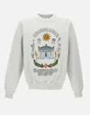 Casablanca Melange Grey Cotton Sweatshirt