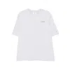 Casablanca Logo Crew Neck T-shirt In Gray