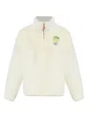 Casablanca Half-zip Sweatshirt In White