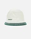 Casablanca Terrycloth Bucket Hat In White