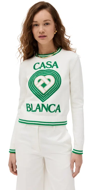 Casablanca Off-white Intarsia Sweater