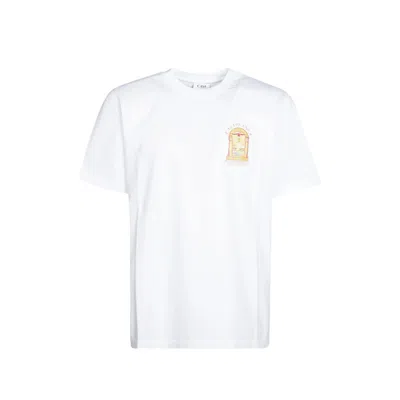 Casablanca Hermons Mirage Arch Printed Classic T-shirt In Multi