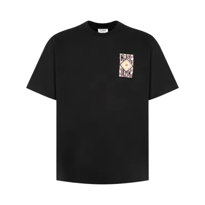 Pre-owned Casablanca Hermons Mirage Printed Classic T-shirt 'black' | Men's Size Xl