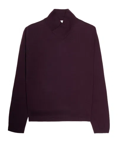 Casablanca High-necked Long-sleeve Sweater In Black