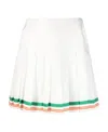 Casablanca Casaway Tennis Mini Skirt In White