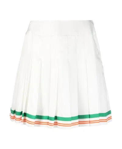 CASABLANCA CASABLANCA HIGH WAIST PLEATED SKIRT