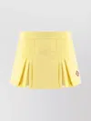 Casablanca High-waisted Pleated A-line Skirt