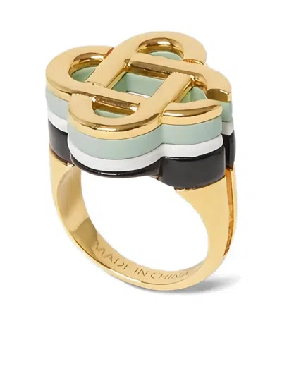 Casablanca Hiking Stacked Ring In Gold
