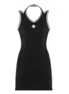 Casablanca Hippie Style Tennis Dress In Black