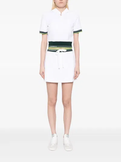 CASABLANCA VELOUR TENNIS SKIRT