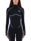 Casablanca Technical Hoodie With Contrasting Details In Black