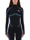 Casablanca Technical Hoodie With Contrasting Details In Blue