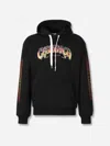 Casablanca Printed Hooded Sweatshirt In Black