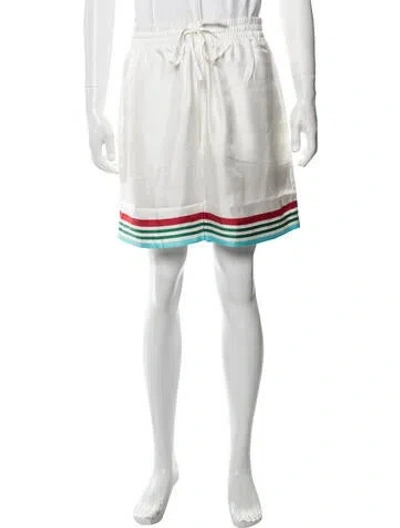 Pre-owned Casablanca Https://www.bstn.com/us_en/p/-drawstring-shorts-ms25-tr-012-04-0323994?srsltid=afmbooqetnf In White