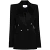 Casablanca Double-breasted Tuxedo Jacket In Black