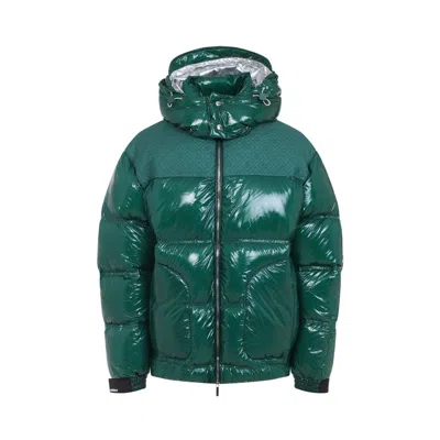 Casablanca Long Sleeve Down Jacket In Green