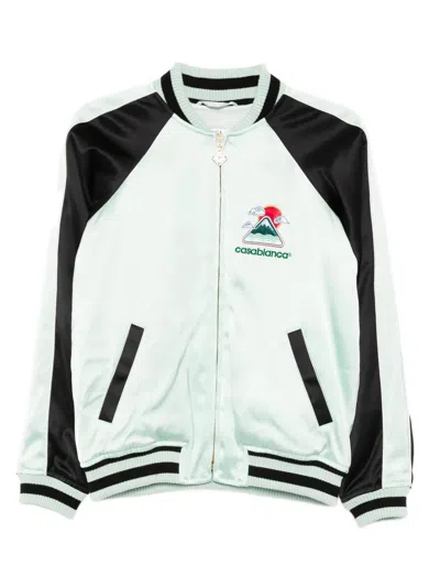 CASABLANCA CASABLANCA JACKET WITH EMBROIDERED LOGO