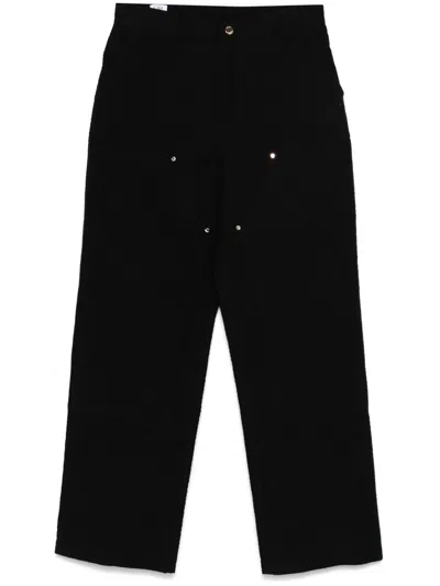 Casablanca Jacquard Cargo Trousers In Black