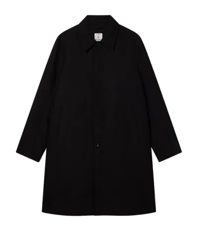 Casablanca Jacquard Coat In Black