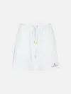 Casablanca Jacquard Cotton Blend Terry Shorts With White Monogram